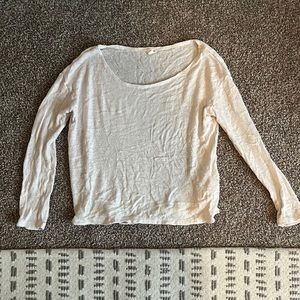 White lightweight sweater